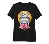 Buddha Lotus Meditation Zen Yoga Buddhist Buddhism Spiritual Premium T-Shirt