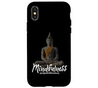Buddha Matrix Art Zen Mindfulness Loving Kindness Meditation Case for iPhone X/XS