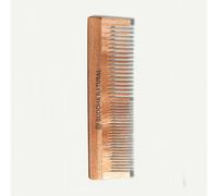 BUDDHA NATURAL Buddha Natural Dual Tooth Kacchi Neem Wooden Comb - Gentle Hair Care | Pack of 1