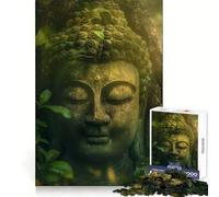 Buddha Nature Forest 1000 Piece Jigsaw Puzzle for Adults Sharp Recall Mind Calming Fun Uniform Cut Xmas Gift (38x26cm)