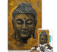 Buddha Oil Painting Jigsaw Puzzles for Adults Teenagers Jigsaws Puzzle,Challenging Game And Family Play for Is Ideal As A Gift for The Whole Family 50x75cm