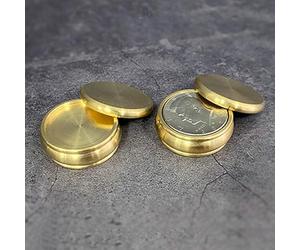 Buddha Okito & Boston Box Set (Half Dollar Size) Magic Trick Coin Appear Vanish Magic Coin Box Close Up Illusions Gimmick Props Mentalism Accessories