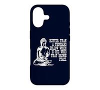 Buddha Peace Quote Zen Buddhist Wisdom Meaningful Speech Case for iPhone 17