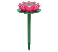 Buddha Player Pink LotusStyle Solar GroundZombie Scripture Rainproof Sing Machine
