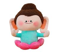 Buddha Plush Toy - 30 cm Silhouette with Cute Design | Zen Inspired Decorative Plugie for Home and Office | Funny Gift for Meditation Lovers, The Buddha Plush Toy