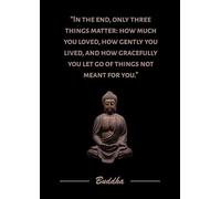 Buddha Quote Wall Art, Inspirational Print, Black Background, Meditation Decor, Spiritual Theme. Size A4