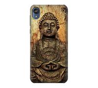 Buddha Rock Carving Case Cover For Motorola Moto E6, Moto E (6th Gen)