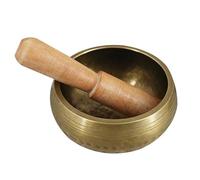 Buddha S Voice Bowl Pure Copper Tibetan Singing Bowl 5 Inch Yoga Sound Meditation Prayer Sound Therapy for Relaxation Healing