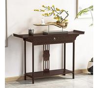 Buddha Shrine Offering Table, Buddhist Altar Shelf for Meditation, Personal Shrine with Storage