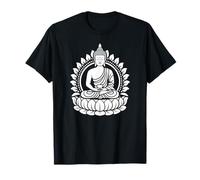 Buddha Silhouette Lotus Position T-Shirt