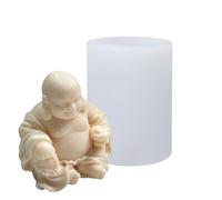 Buddha Silicone Mould - 12 cm 3D Candle Making, Durable Soap Casting Mould, Wide Application, Flexible Cake Mould, DIY Craft Tool, Aromatherapy for Baking Crafts