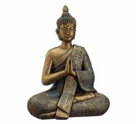 Buddha Sitting Solid 2,5 KG Height 30 CM Decor Figure Weatherproof House Garden