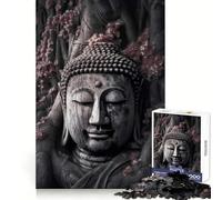 Buddha Smiling Trees Adult Jigsaw1000 Pieces Thought Challenge Slow Leisure Cut Precisely Thoughtful Gift (38x26cm)