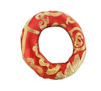 Buddha Sound Bowl Bottom Mat Bowl Buddhist Sound Bowl Sound Bowl Pad Singing Bowl Holder Brocade Cushion Chakra Bowls Round Pillow Silk Tibet Tell The Time Cotton