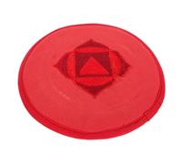 Buddha Sound Bowl Cushion Red Cotton Polyester Ritual Mat