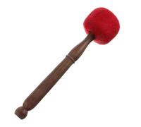 Buddha Sound Bowl Stick Wooden Mallet for Yoga Singing Bowl Red | One Piece, Wool Felt Tip, Anti Abrasion and Heavy Duty Build, Practical Use for Calming Atmosphere