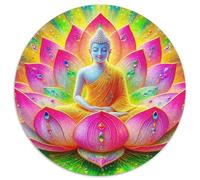 Buddha-Statue 1000 Piece Jigsaw Puzzle For Adults Family Challenge Toys Stress Relief Puzzle Exercise The Memory of The Brain for Family Decorations 1000pcs (67.5x67.5cm)