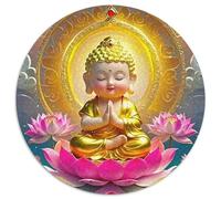 Buddha-Statue 1000 Piece Jigsaw Puzzle for Adults Religious Figure Challenging Puzzles Educational Games Fun Present & Activity 1000pcs (67.5x67.5cm)