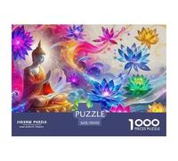 Buddha-Statue 1000 Piece Jigsaw Puzzle for Adults - Zen Decor Includes Whimsies, Brainteasing, Gift, Collectible 70x50cm/1000pcs