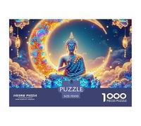 Buddha-Statue 1000 Piece Jigsaw Puzzle for Adults - Zen Decor Includes Whimsies, Rewarding, Family Activity, DIY Wall Decor 70x50cm/1000pcs