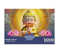 Buddha-Statue 1000 Piece Jigsaw Puzzle for Adults - Zen Decor Unique, Rewarding, Family Activity, Collectible 38x26cm/1000pcs