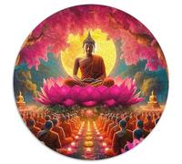 Buddha-Statue 1000 Piece Jigsaw Puzzle for Kids And Adults Religious Figure Challenging Puzzles Educational Games Creativity & Gift Giving 1000pcs (67.5x67.5cm)