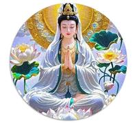 Buddha-Statue 1000 Piece Jigsaw Puzzle for Women, Men Religious Figure Colourful Jigsaws Educational Games Creativity & Gift Giving 1000pcs (67.5x67.5cm)