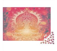 Buddha Statue 1000 Piece Jigsaw Puzzle | Sustainable Puzzle for Adults | Premium 100% Recycled Board | Great Gift for Adults |Games Jigsaw Puzzle 1000pcs (75x50cm)