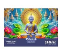 Buddha-Statue 1000 Piece Jigsaw Puzzles for Adults And Kids Brainteasing Games Beautiful Decoration 70x50cm/1000pcs
