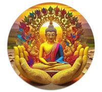 Buddha-Statue 1000 Pieces Buddha-Statue Jigsaw Puzzles Colourful Educational Games for Adults And Kids 1000pcs (67.5x67.5cm)