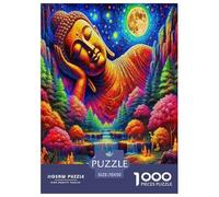 Buddha-Statue 1000 Pieces Jigsaw Puzzles with Paper Art Perfect for Relaxation Adult Educational Games 70x50cm/1000pcs