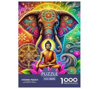 Buddha-Statue 1000 Pieces Painting Paper Jigsaw Puzzle - Impossible Decoration for Adults & Kids | 38x26cm/1000pcs