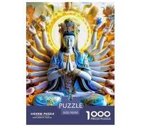 Buddha-Statue 1000 Pieces Painting Paper Jigsaw Puzzle - Impossible Educational Game for Adults & Kids | 70x50cm/1000pcs