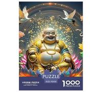 Buddha-Statue 1000 Pieces Painting Paper Jigsaw Puzzle - "What Happens Next" Decoration for Adults & Kids | 70x50cm/1000pcs