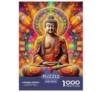 Buddha-Statue 1000 Pieces Puzzle for Adults And Children with Extra Fun Challenges Colourful Creativity Gift Giving 70x50cm/1000pcs