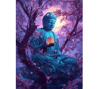 Buddha Statue 1200 Piece Jigsaw Puzzles for Adults, Colourful, Challenging & Brainteasing Adult puzzles 1200 Pieces Flowers, Fun jigsaws for The Whole Family 30x20 inch