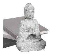 Buddha Statue - Chinese Zen Buddha Statue | Buddha Statues for Home Decor | Sitting Buddha Sculpture Ornament Landscaping Crafts Buddah Figurine for Meditation Salt