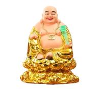 Buddha Statue Indoor Resin Buddha Statue Laughing Buddha Lucky Money Big Belly Happy Figurine For Home Decorations Buddha Decor for Home (Color : C, Size : 12in)