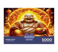 Buddha-Statue Jigsaw Puzzles 1000 Piece Fit Adults Or Families Together Puzzle Game for The Whole for Women Home Decoration 100% Recvcled Cardboard 70x50cm/1000pcs