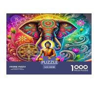 Buddha-Statue Jigsaw Puzzles 1000 Pieces for Adults Educational Games Puzzle for The Whole for Women Home Decoration 100% Recvcled Cardboard 52x38cm/1000pcs