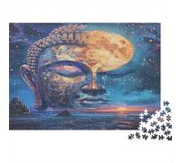 Buddha Statue Jigsaw Puzzles For Adults 1000 Piece Jigsaws Puzzles 1000 Piece Puzzles For Adults Kids Family Activity Games Toys Gift for Home Decoration Jigsaw Puzzle 1000pcs (75x50cm)