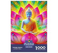Buddha-Statue Jigsaw Puzzles for Adults Kids 1000 Pieces Whimsical Challenge Toy Educational Games Home Art Decor Idea Brain Teaser Party Games 70x50cm/1000pcs