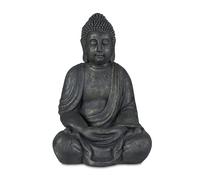 Buddha statue Outdoor Dekoration Charcoal Grey Ornament Polyresin Buddha Figur