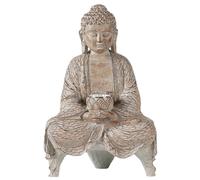 Buddha Statue Outdoor Garden Buddha Statues Zen Garden Buddha Statues with Solar Lights, Solar Buddha Ornaments for The Home Spiritual Meditation Fengshui Decor Style 1, Buddha Ornaments For The Home