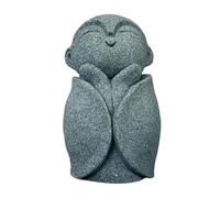 Buddha Statue Outdoor,Stone Buddha Home Decor | Adorable Spiritual Buddhist Sculpture for Yoga Bathroom Housewarming Home Fountain Aquarium Meditation