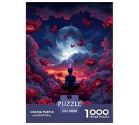 Buddha Statue Puzzles 1000 Pieces for Adults God Fun Challenging Brainteasing Jigsaw Colourful Home Decoration Randomly Shaped 38x26cm/1000pcs