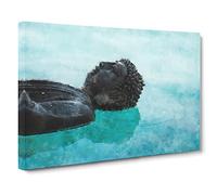 Buddha Statue Vol.9 Canvas Print for Living Room Bedroom Home Office Décor, Wall Art Picture Ready to Hang, 30 x 20 Inch (76 x 50 cm)