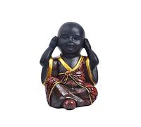 Buddha Statue Zen Décor Ornaments Monk Figurine Indoor Buddhist Sculpture for Home Decor Accessories Showpiece Decoration Buddhism, 7 Art collection