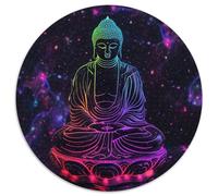 Buddha Statue1000 Pieces Round Jigsaw Puzzles BuddhaCreative Jigsaw Puzzles Adults And Kids Challenging & Educational Art1000pcs (67.5x67.5cm)