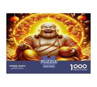 Buddha-Statue1000Piece JigsawPuzzleBuddha-Statue KidsforAdult Challenging LargePiecePuzzles Age12+byth Challenging The Impossible Difficult Game Uncover The Puzzle 70x50cm/1000pcs